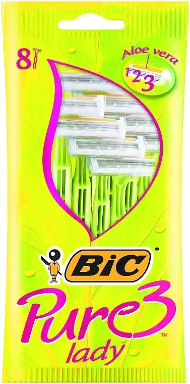 Women Razor 'Pure 3 Lady', 8 pcs - Bath and Body