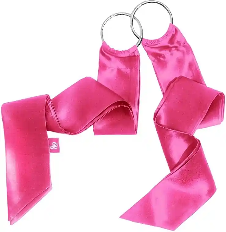 Silk Handcuffs, Pink - Health & Care