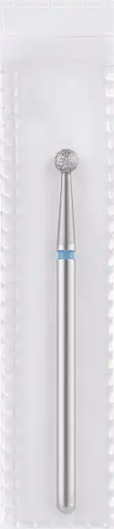Diamond Nail File Drill Bit, ball, 2,9 mm, blue - Accessories