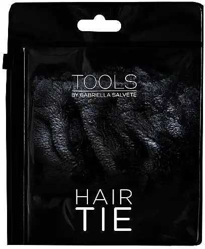 Hair Scrunchie Velor, black - Accessories