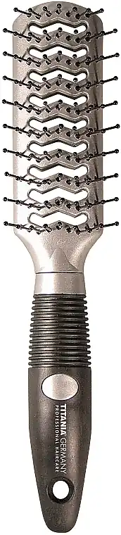9-Row Massage Brush with Rubber Handle, 24cm