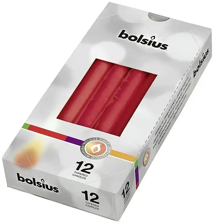 Table Candle, 145/24 mm, red - Accessories