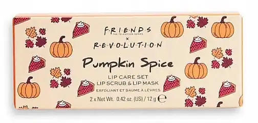 Makeup Revolution X Friends Pumpkin Spice Lip Care (lip/mask/12g + lip/scrub/12g)