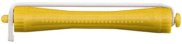 Curlers for Cold Hair Curling, with round elastic band, yellow, d8 - Accessories