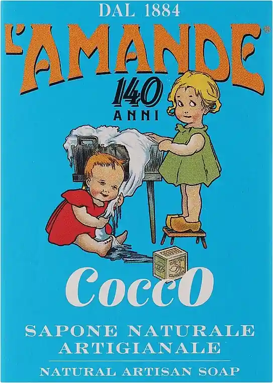 Moisturizing Natural Handmade Solid Soap 'Coconut' - Bath and Body