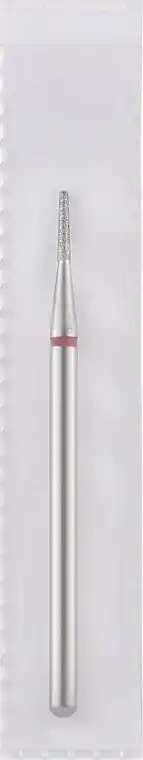 Diamond Nail File Drill Bit, frustum, L-6 mm, 1.2 mm, red