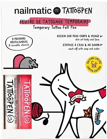 Temporary Tattoo Set - Skin Care Products