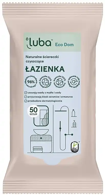 Bathroom Cleaning Wipes, 10x50 cm - Accessories