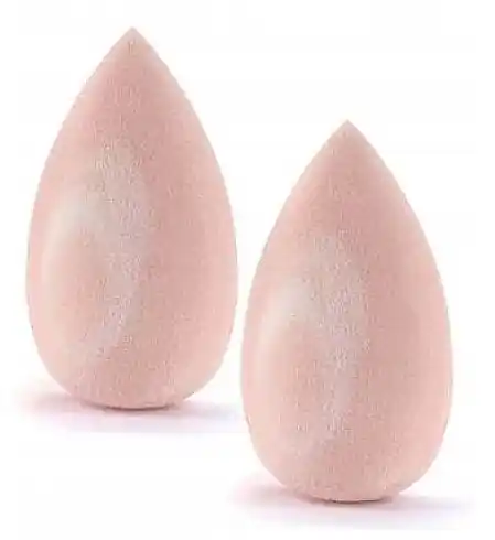 Makeup Sponge Set, small, pink-white