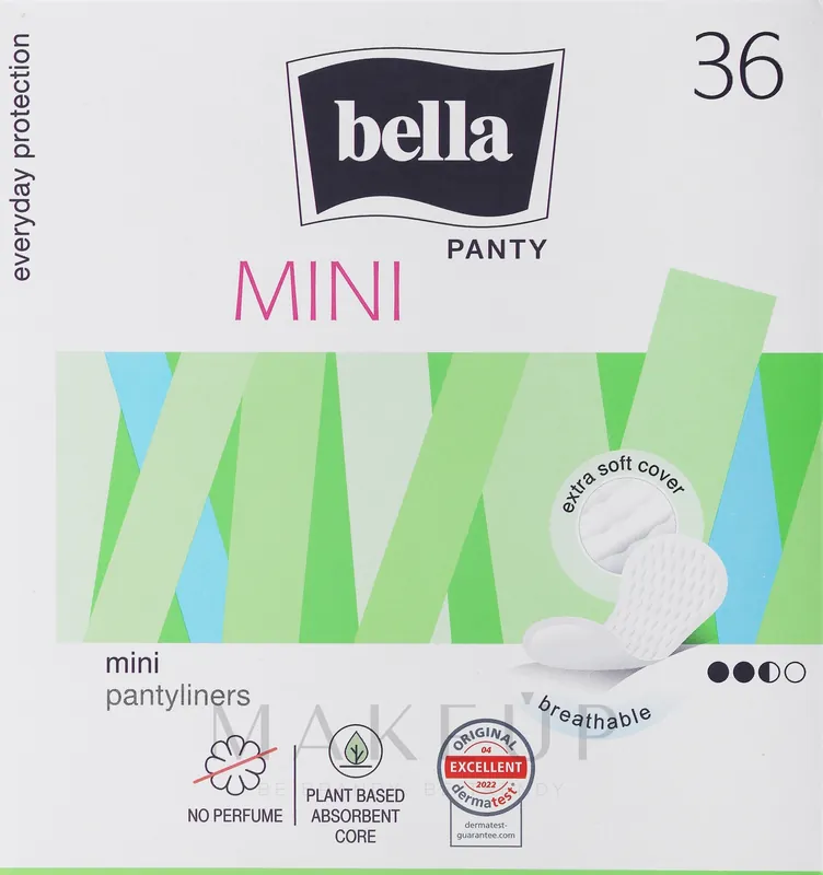 Panty Mini Pantiliners, 36 pcs - Bath and Body