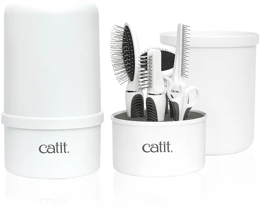Long-haired Cat Care Set, 6 Pieces
