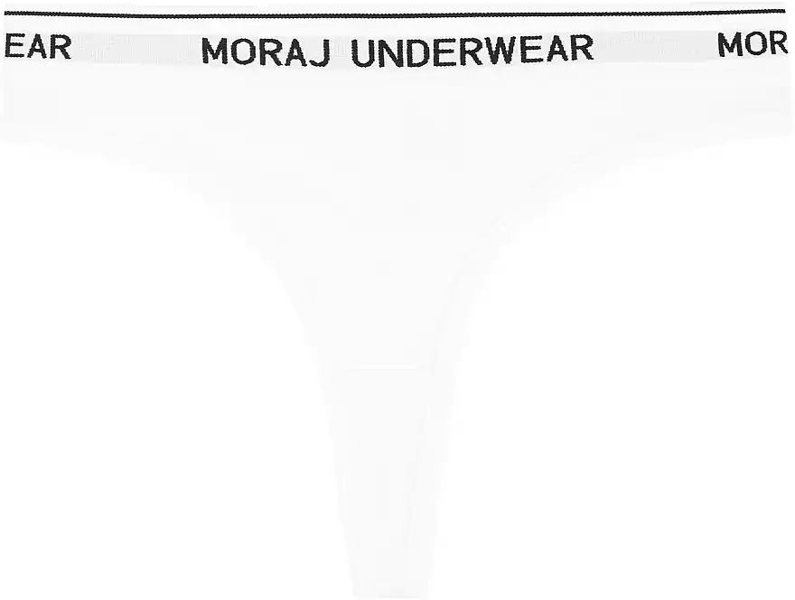 Thong Panties with Wide Elastic Band, white - Clothes