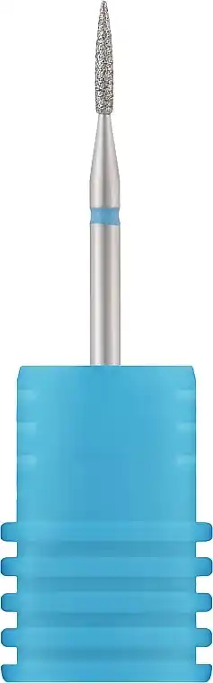 Diamond Nail Drill Bit 'Flame', 243 014V 1.4mm, blue mark - Accessories