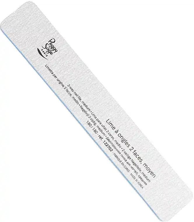 Double-Sided Nail File 180/180, zebra