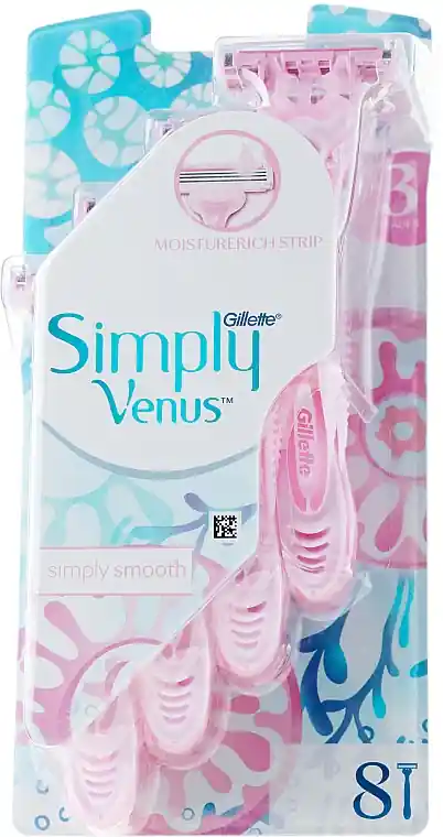 Disposable Shaving Razors, 8 pcs - Bath and Body