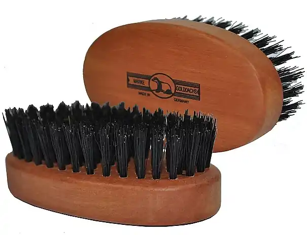 Pearwood Beard Brush, 9.2 x 3.0 cm - Men