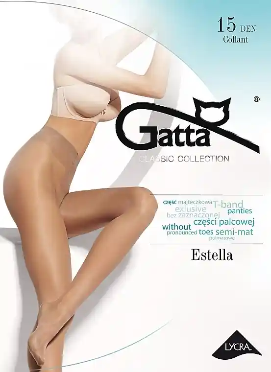 Tights 'Estella' 15 Den, beige - Clothes