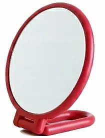 Clarity Double-Sided Mirror, red
