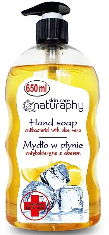Antibacterial Soap "Lemon" with Aloe Vera Extract - Bath and Body