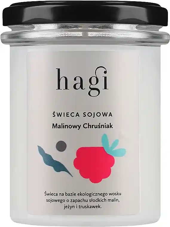 Soy Candle 'Raspberry Bush' - Bath and Body