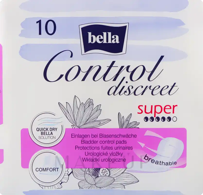 Women Urological Pads, 10 pcs - Bath and Body