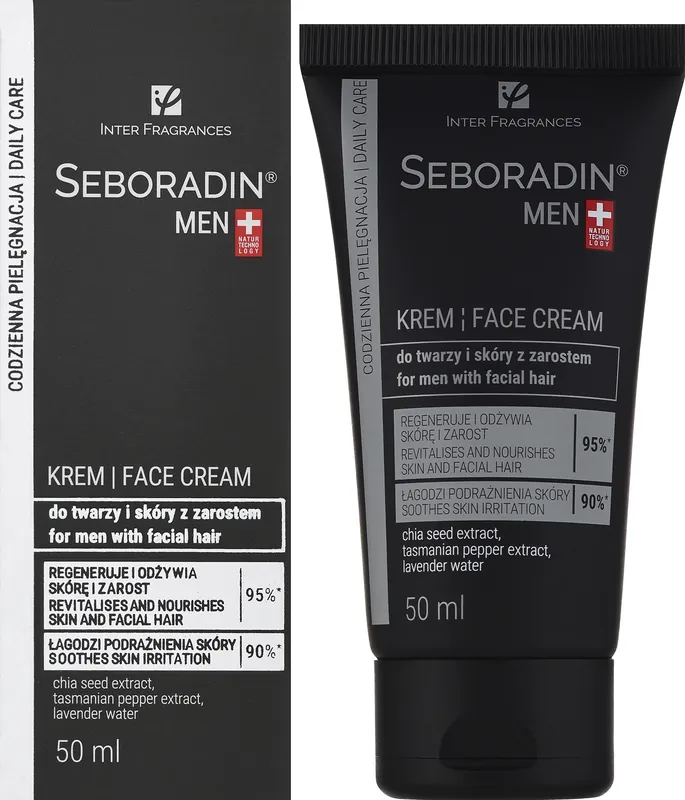 Face Cream for Men with Facial Hair - Skin Care Products