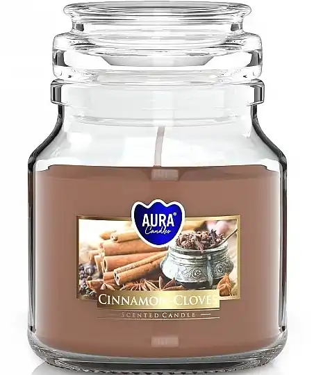 Scented Candle in Jar 'Carnation with Cinnamon' - Bath and Body