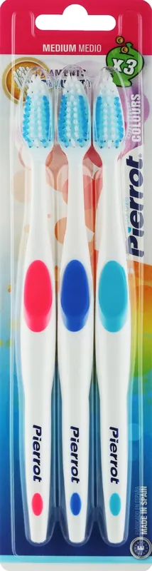 Toothbrush Set Colours, blue + pink + navy - Bath and Body