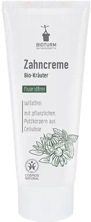Natural Toothpaste with Mint and Herbal EExtracts, fluoride-free