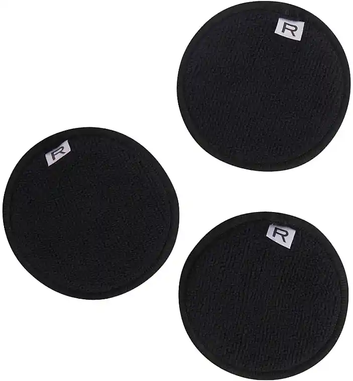 Makeup Remover Sponges, 3 pcs, black - Accessories
