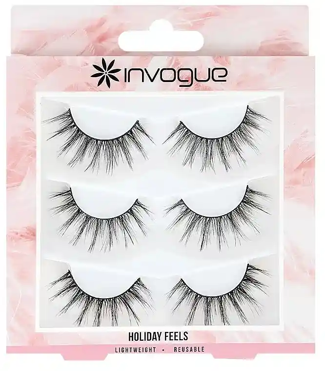Invogue Multipack Lashes Holiday Feels - Makeup