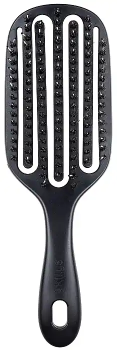 Boar bristle hairbrush, black - Accessories