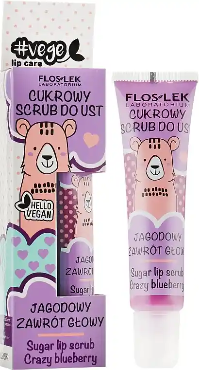 Sugar Lip Scrub "Crazy Bleuberry" - Floslek