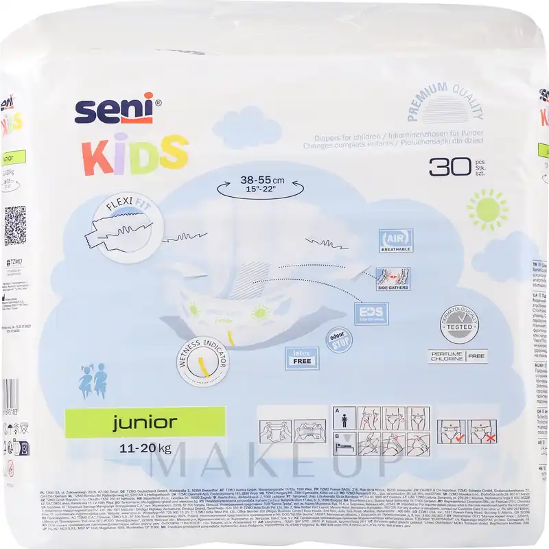 Kids Junior Diapers, 11-25kg
