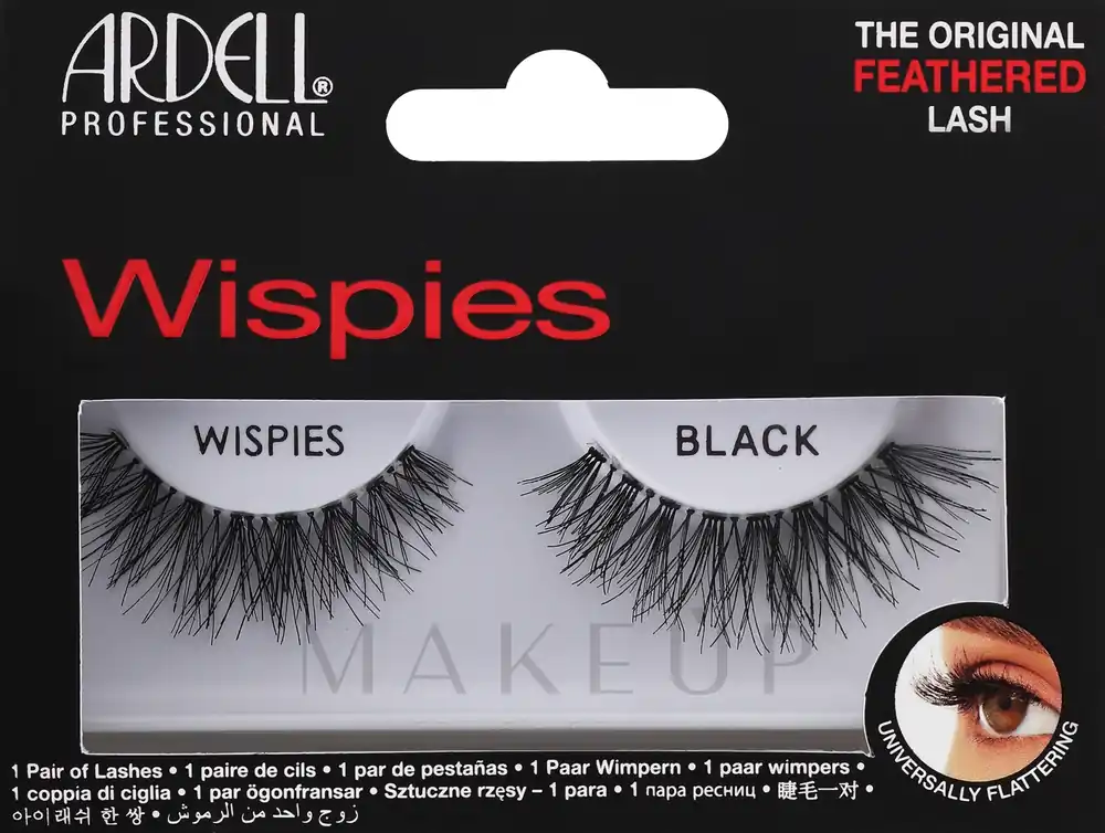 Ardell Professional Natural Lashes Wispies Black - Makeup
