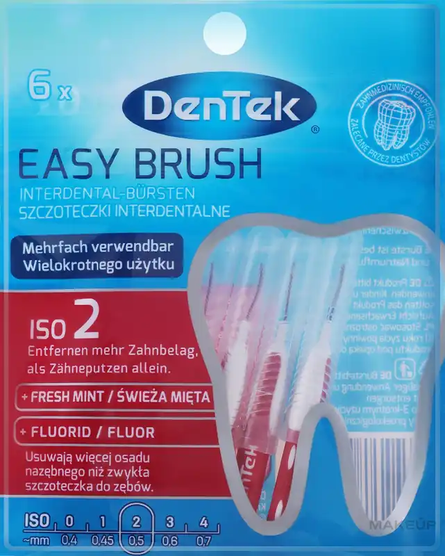 Interdental Brushes, 0.5 mm, Pack of 6 - Bath and Body