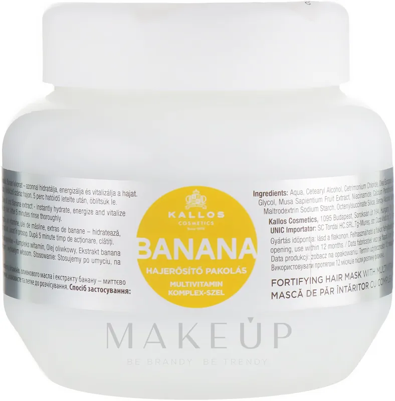 Strengthening Hair Mask with Banana Extract