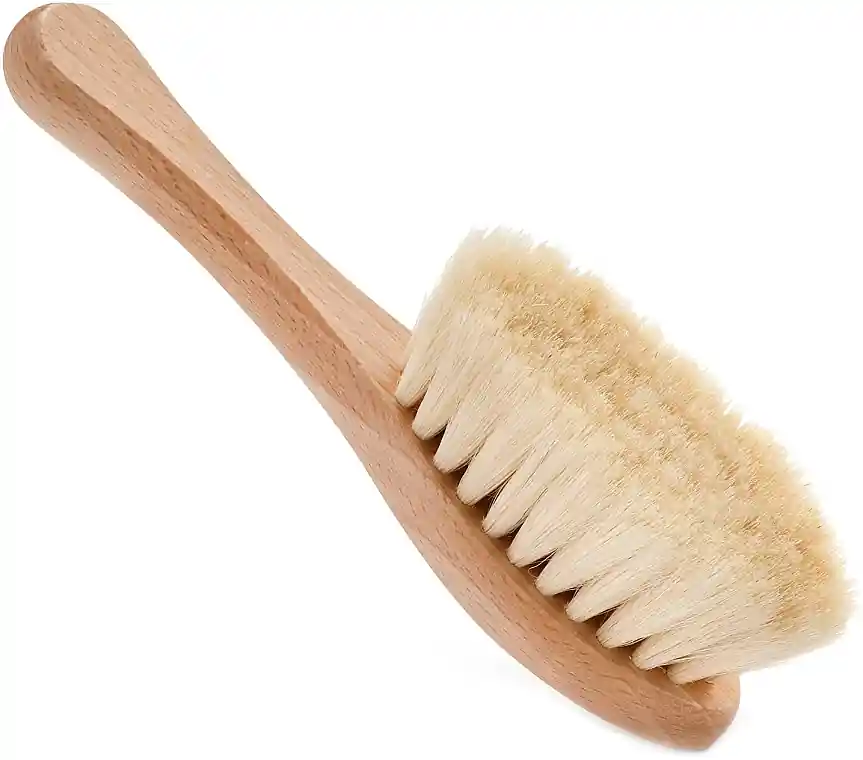Baby Hair Brush, natural goat fiber - Accessories