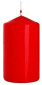 Cylindrical Candle 60x100 mm, red - Accessories