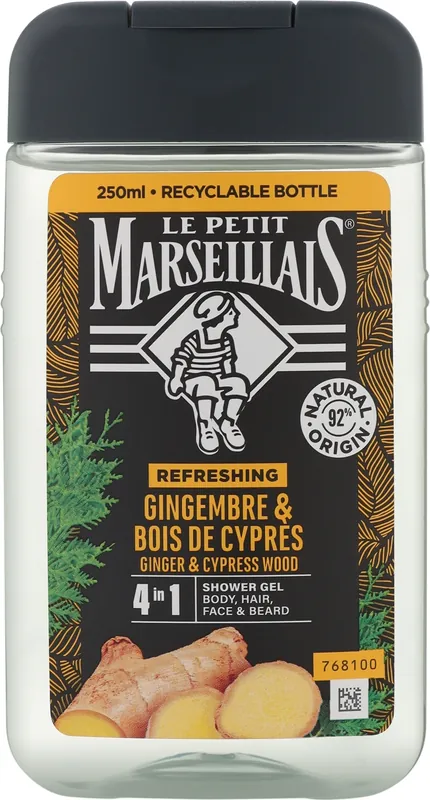 Shower Gel-Shampoo ‘Ginger and Cypress’