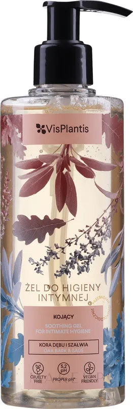 Intimate Wash Gel with Oak Bark and Sage - Bath and Body