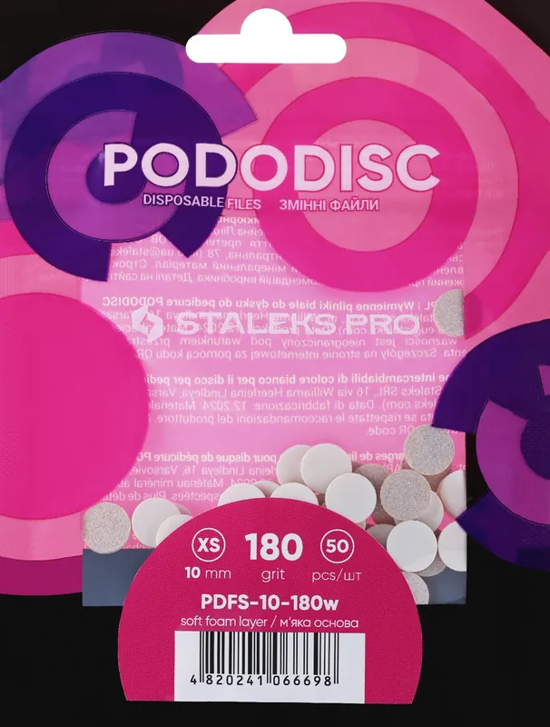 Pododisc XS Refills, 180 grit, on soft base - Accessories