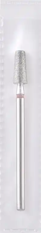 Diamond Nail File Drill Bit, frustum, L-9 mm, 4.0 mm, red