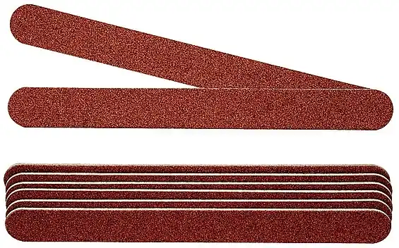 Double-Sided Nail File Set, 100/100, dark burgundy
