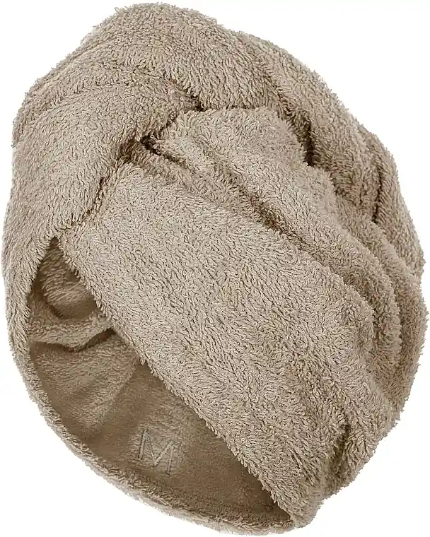 Hair Drying Turban, beige - Accessories