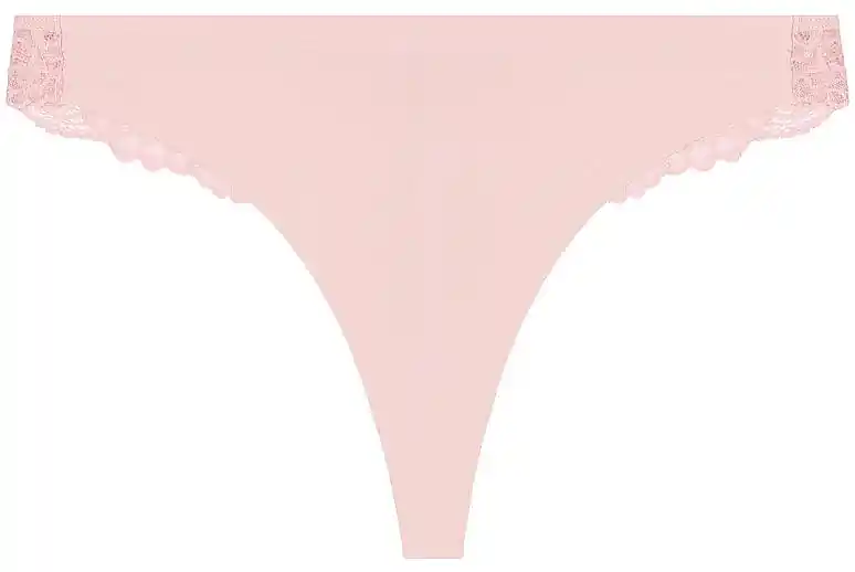 Women's Thong Panties, BCL450-005, Light Pink