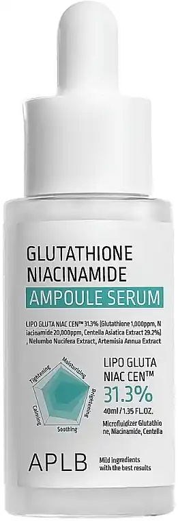 Brightening Ampoule Seru, with Glutathione & Niacinamide - Skin Care Products