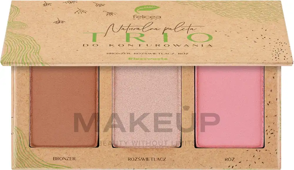 Felicea Natural Trio Palette - Makeup