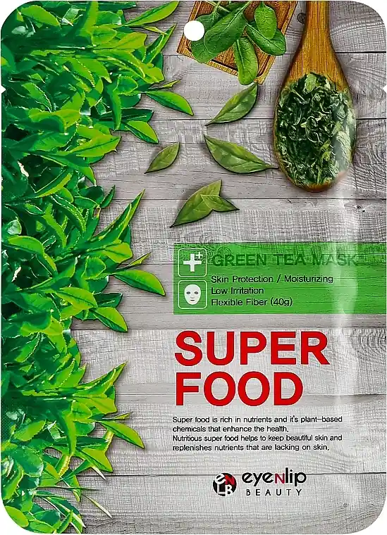 Sheet Face Mask 'Green Tea' - Skin Care Products