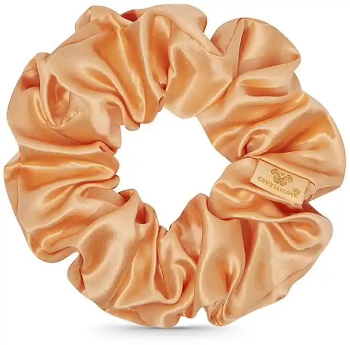 Silk Scrunchie, peach - Accessories